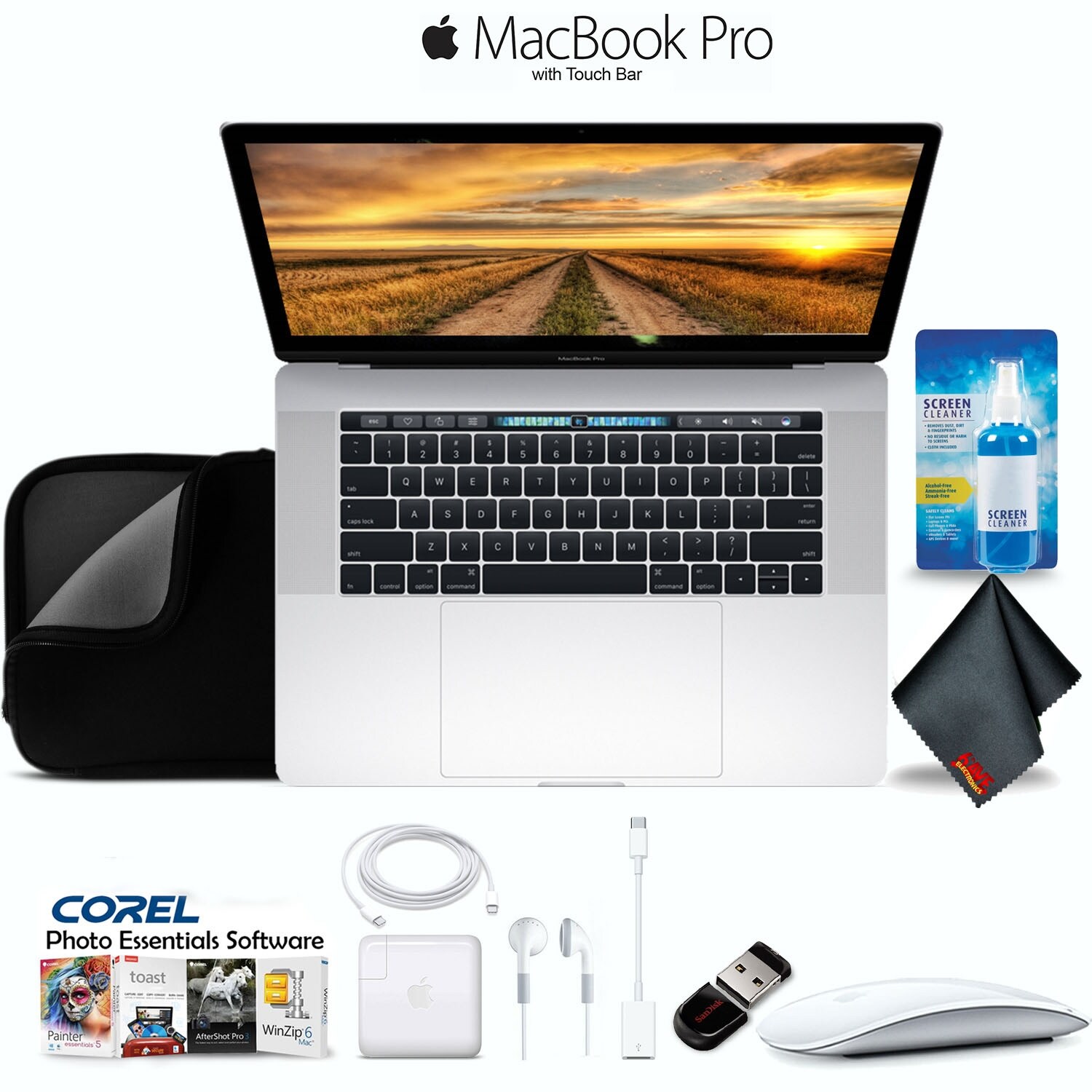 clean macbook pro screen